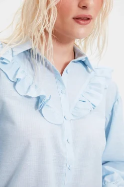 Camisa detalle volantes