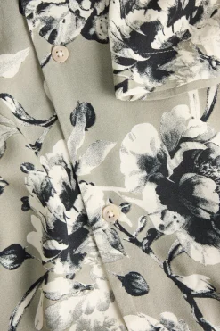 Camisa loose fit viscosa
