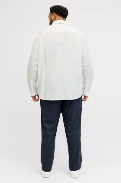 Camisa manga larga con lino
