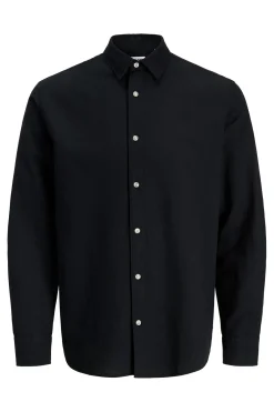 Camisa manga larga con lino fino