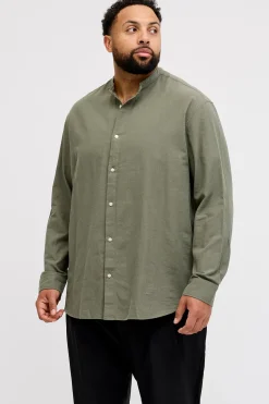 Camisa manga larga popel&iacute;n fino