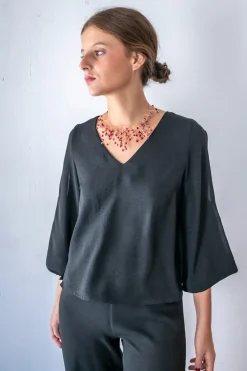 Camisa mangas anchas