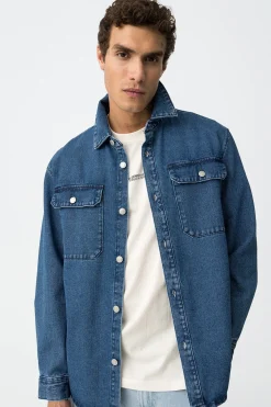Camisa Oversized de Denim