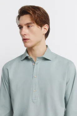 Camisa polera oxford ligero
