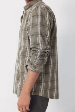 Camisa popel&iacute;n cuadros