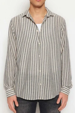Camisa rayas de manga larga