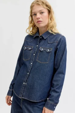 Camisa regular fit denim