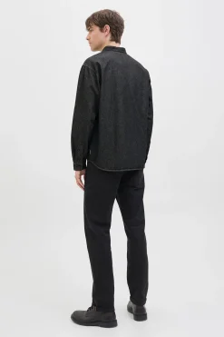 Camisa regular fit denim