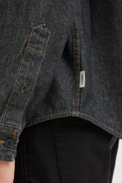 Camisa regular fit denim