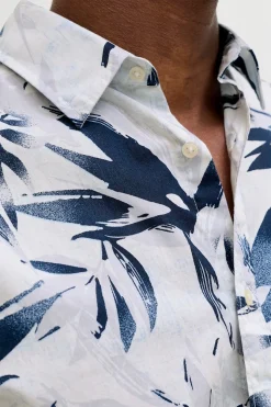 Camisa regular fit estampada
