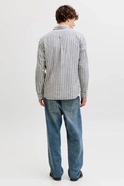 Camisa regular fit lino