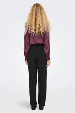 Camisa satinada
