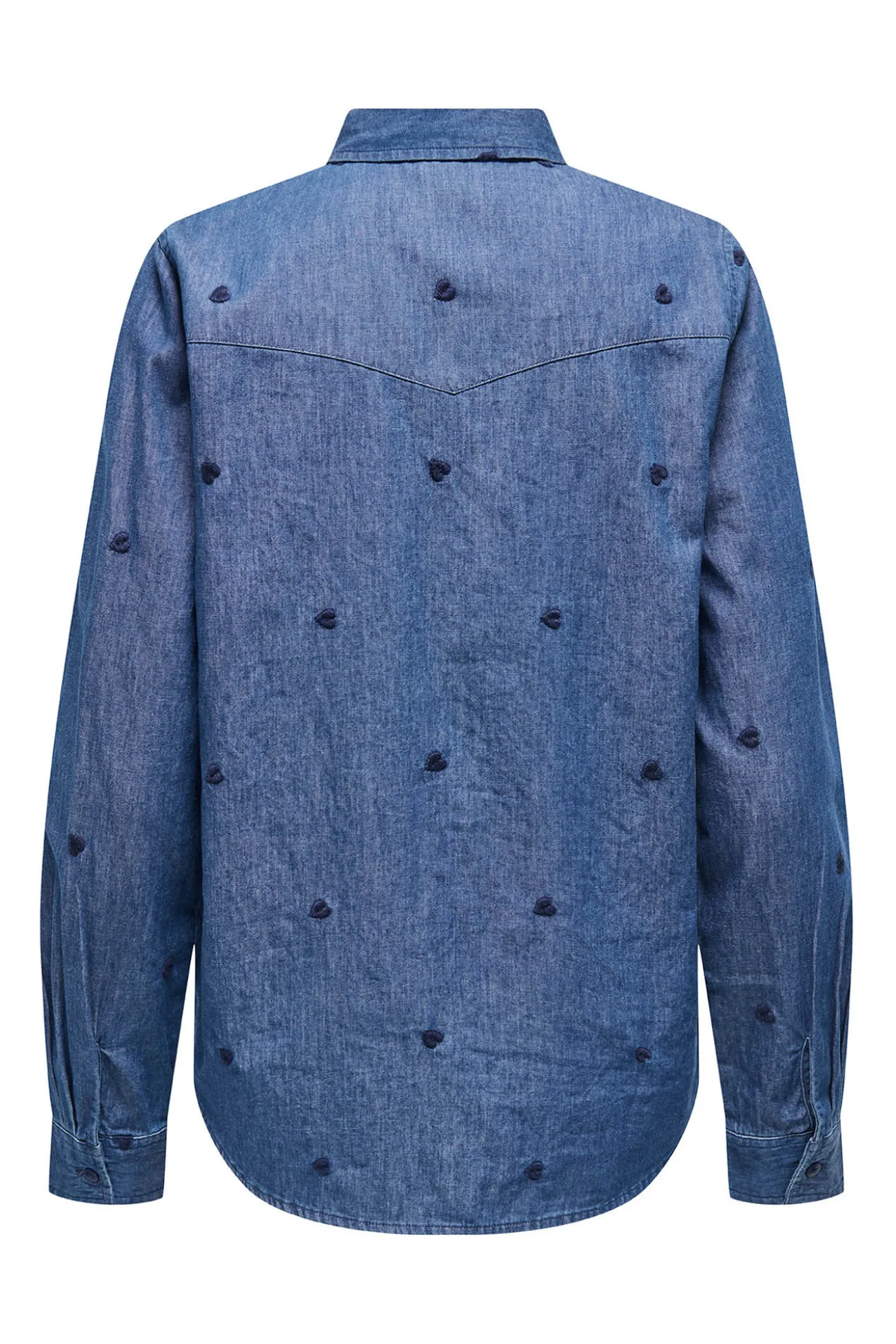 Camisa vaquera bordada