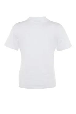 Camiseta b&aacute;sica corte regular manga corta