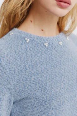 Camiseta chenilla cuello fantas&iacute;a