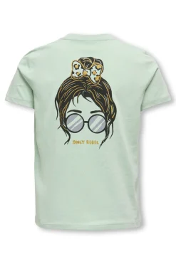 Camiseta de manga corta con estampado frontal
