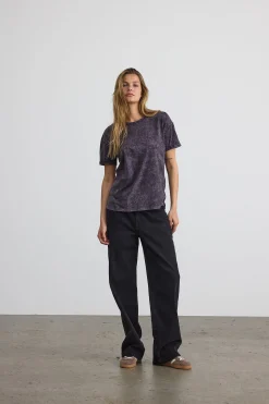 Camiseta efecto lavado