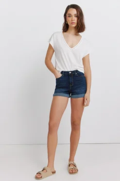 Camiseta escote uve lace