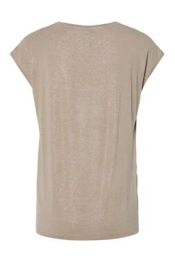 Camiseta lurex escote