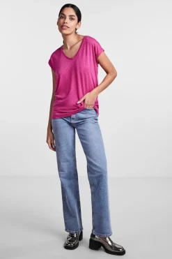 Camiseta lurex pico