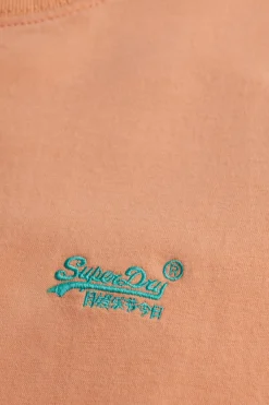 Camiseta manga corta b&aacute;sica con logotipo peque&ntilde;o