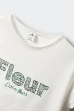 Camiseta manga corta bloom ni&ntilde;a
