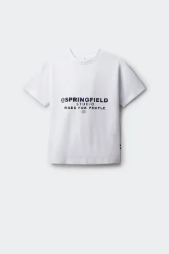 Camiseta manga corta boxy ni&ntilde;o
