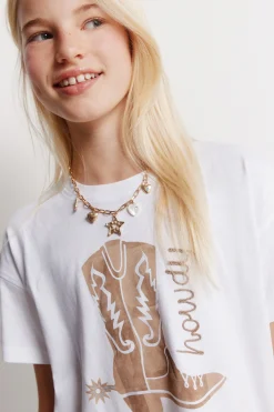 Camiseta manga corta cowboy ni&ntilde;a
