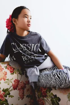 Camiseta manga corta rocker niña