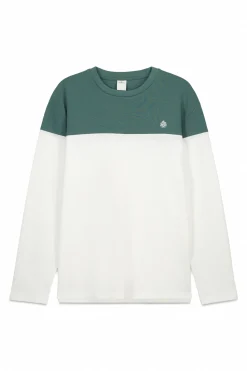 Camiseta manga larga bloque color