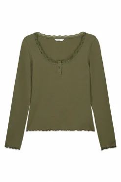 Camiseta manga larga lace