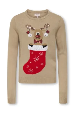 Camiseta manga larga navidad de ni&ntilde;a