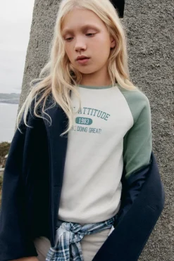 Camiseta manga larga rib ni&ntilde;a
