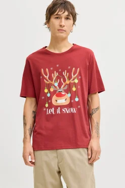 Camiseta navideña manga corta