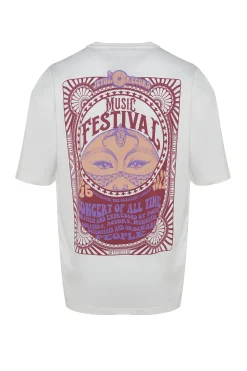 Camiseta oversize manga corta
