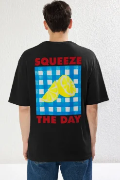 Camiseta oversize manga corta