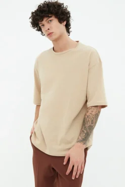 Camiseta oversize manga corta