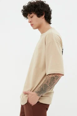 Camiseta oversize manga corta