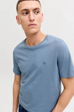 Camiseta slim fit algod&oacute;n logo icono