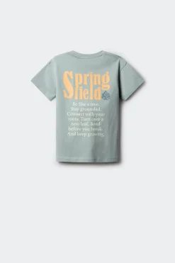 Camiseta texto springfield ni&ntilde;o