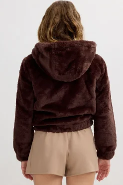 Cazadora Pelo Con Capucha
