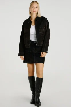 Cazadora regular fit denim