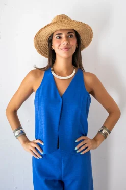 Chaleco cuello pico