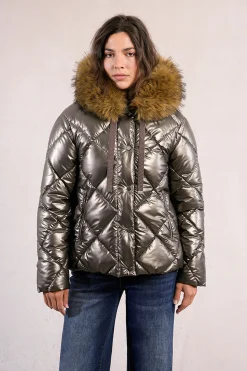 Chaqueta acolchada con capucha