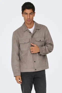 Chaqueta antelina