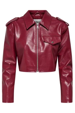 Chaqueta biker crop