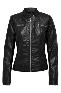 Chaqueta biker piel vegana