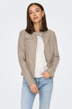 Chaqueta biker piel vegana