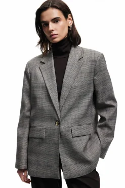 Chaqueta blazer de corte oversize