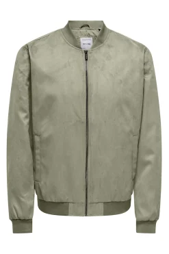 Chaqueta bomber antelina